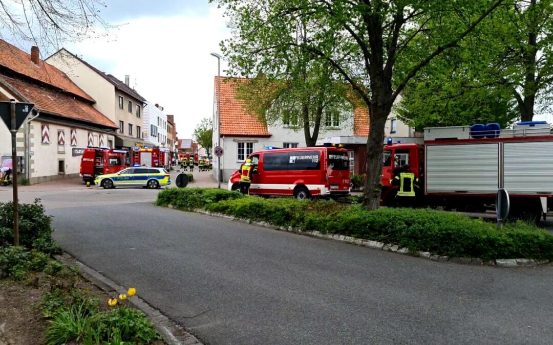 Feuer – Gasgeruch (brennbar) im Treppenraum