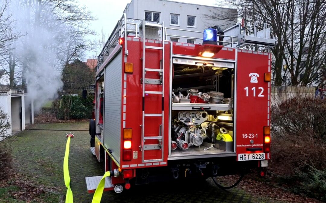 Feuer – Garagenbrand