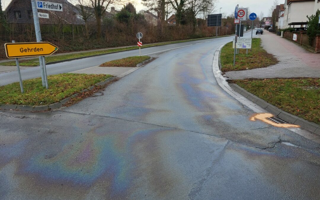 Hilfeleistung – großflächige Ölverschmutzung